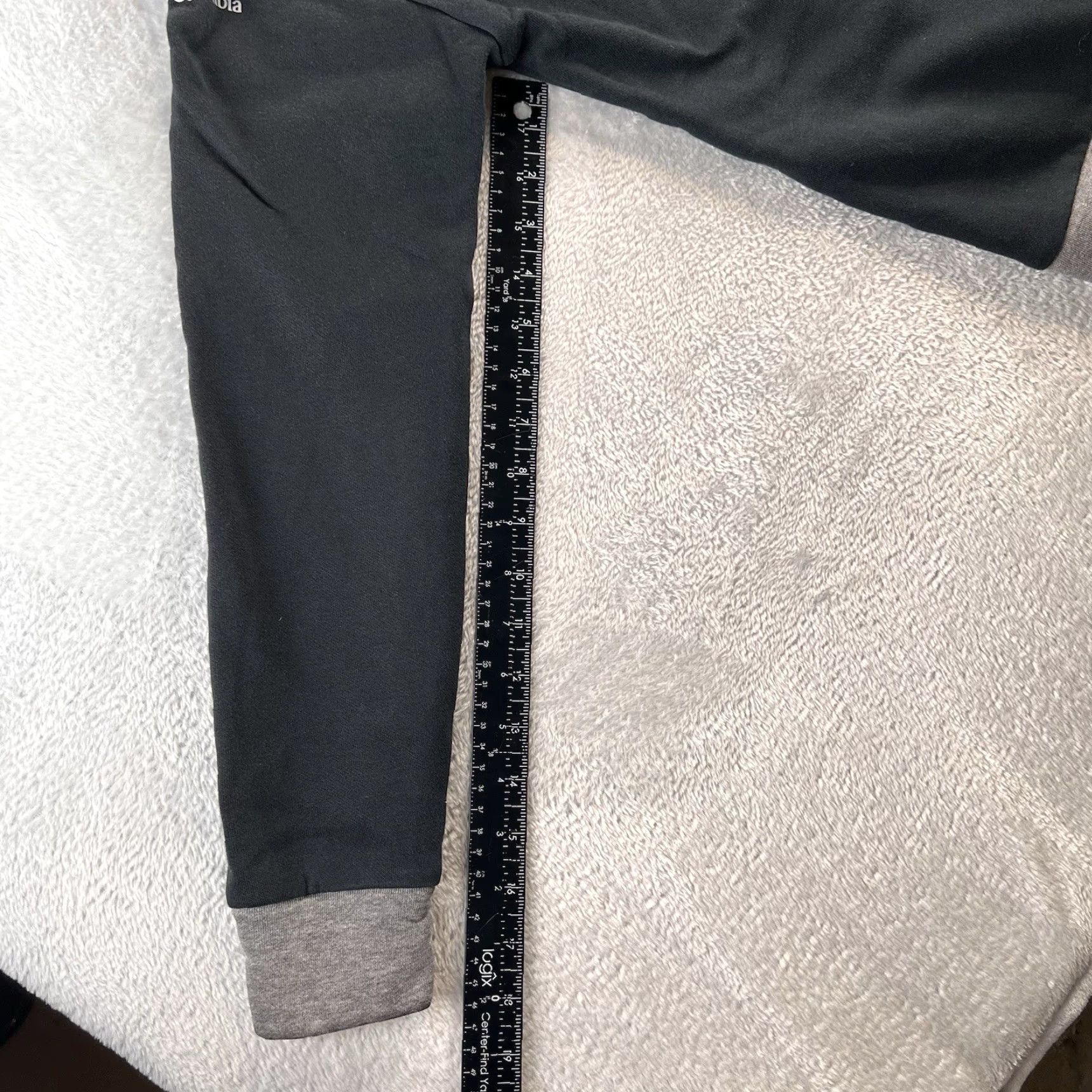 Vintage Columbia Hoodie Women S 1/2 Zip Fleece Hooded Pullover Black Gray Lightweight Regular Scoop Outdoor All Seasons Pockets Size S / US 4 / IT 40 - 7 Thumbnail