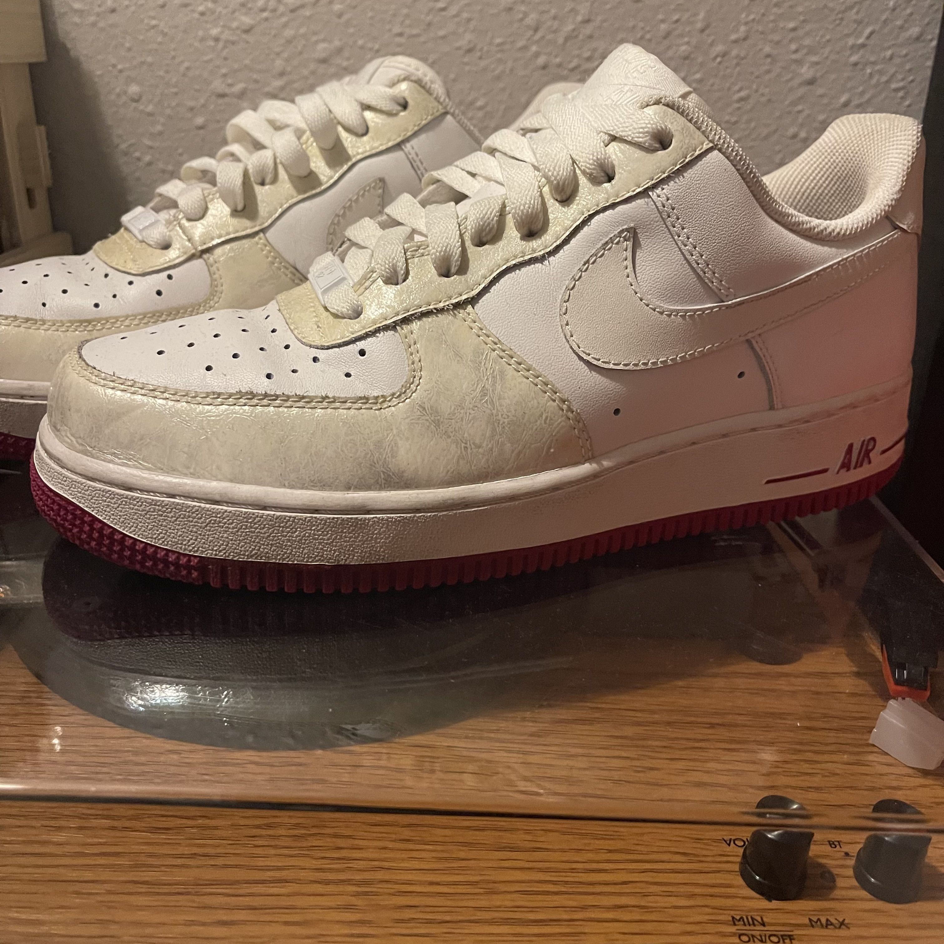 Nike × Vintage 2007 Nike Air Force 1 Rave Pink Size US 9 / IT 39 - 2 Thumbnail