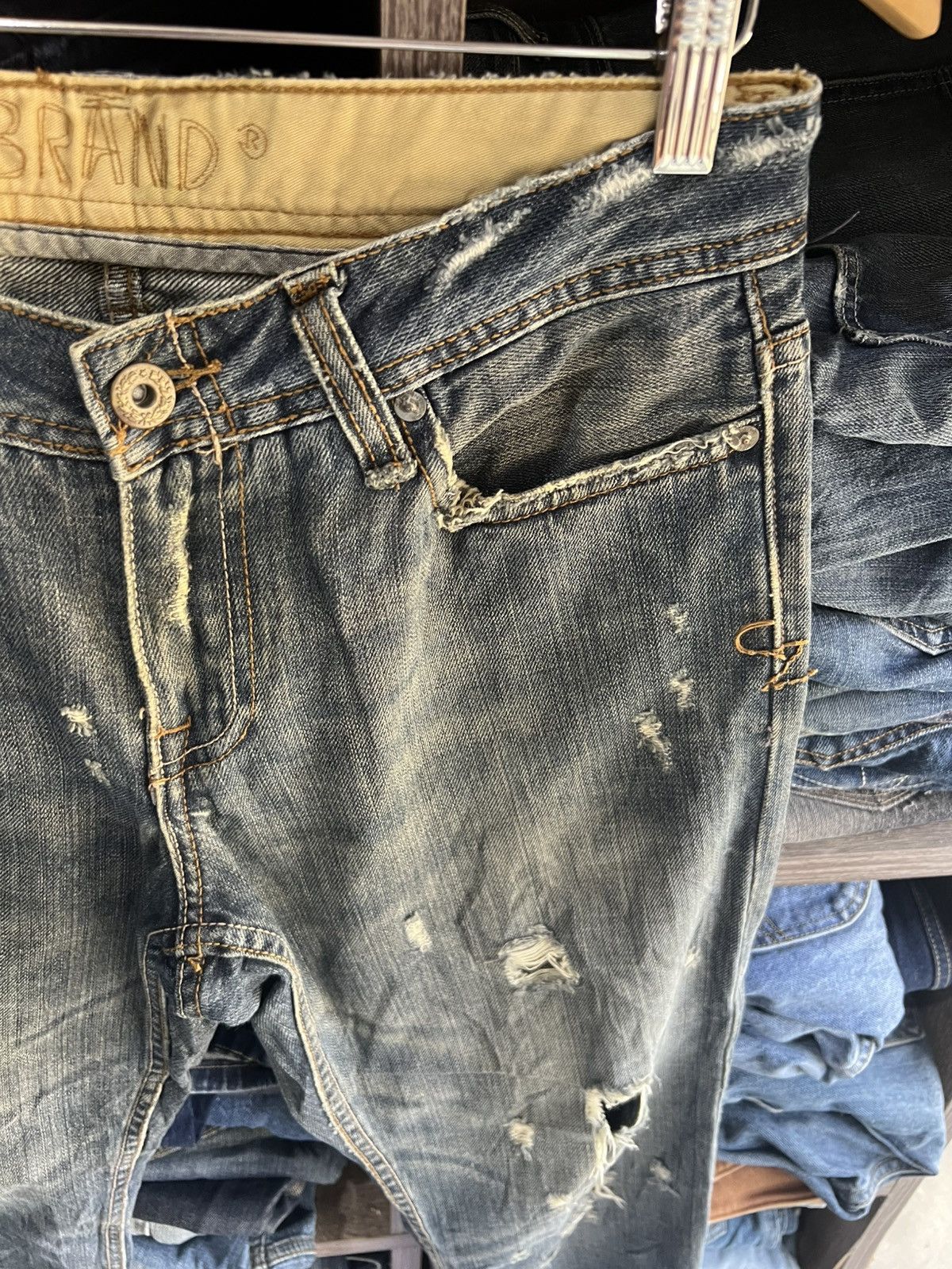 Z Brand 🔥Vintage Z Brand Distressed Denim Size US 31 - 8 Thumbnail