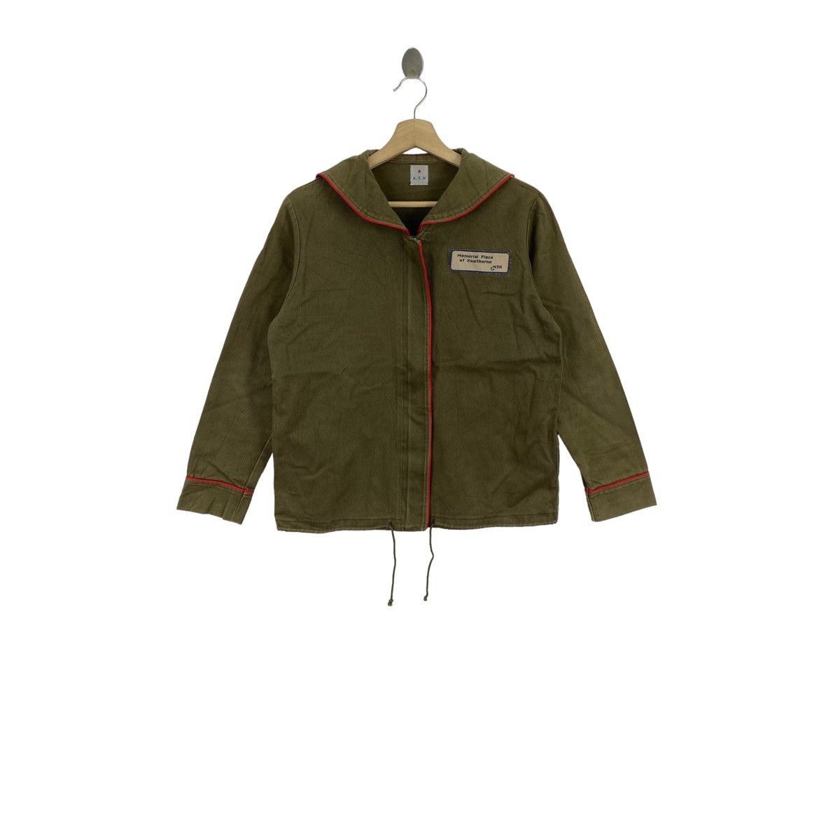 Vintage Vintage MEMORIAL PLACE of HEWTHORNE Army Clothing Khaki Coat Size US M / EU 48-50 / 2 - 1 Thumbnail
