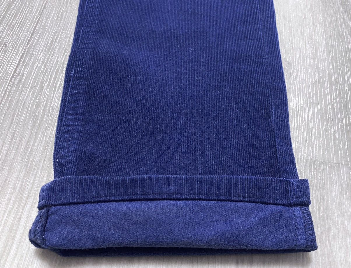 Kenzo Vintage Kenzo Teenager Blue Corduroy Pant Trouser Embroidery Size 24" / US 00 / IT 34 - 9 Thumbnail