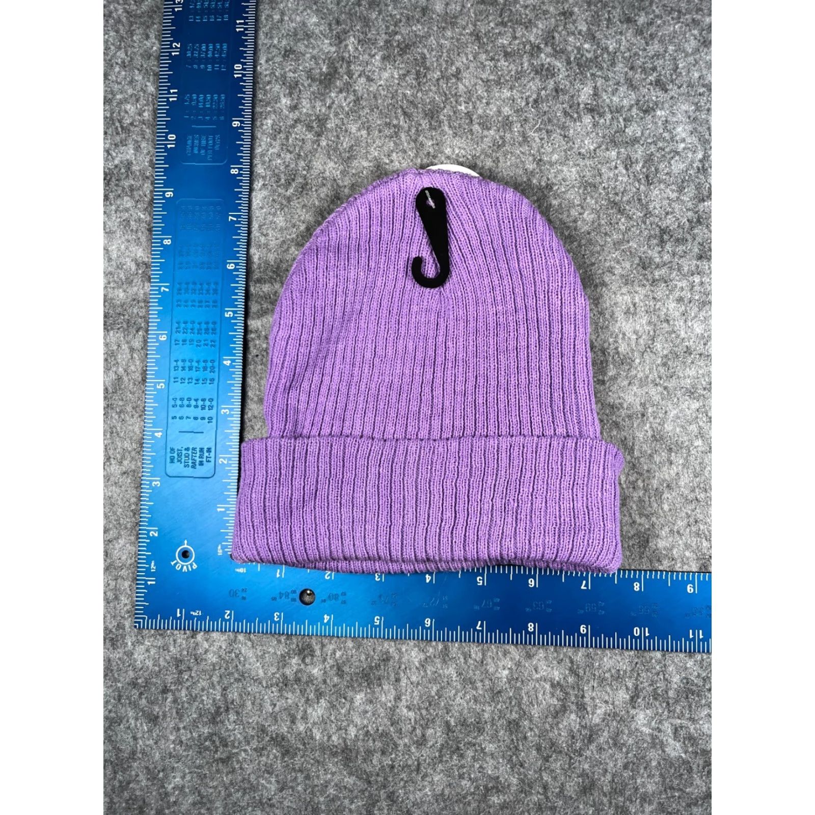 Vintage Wonder Nation Beanie Hat One Size Purple Knit Polyester Women Ski NEW Size ONE SIZE - 5 Thumbnail