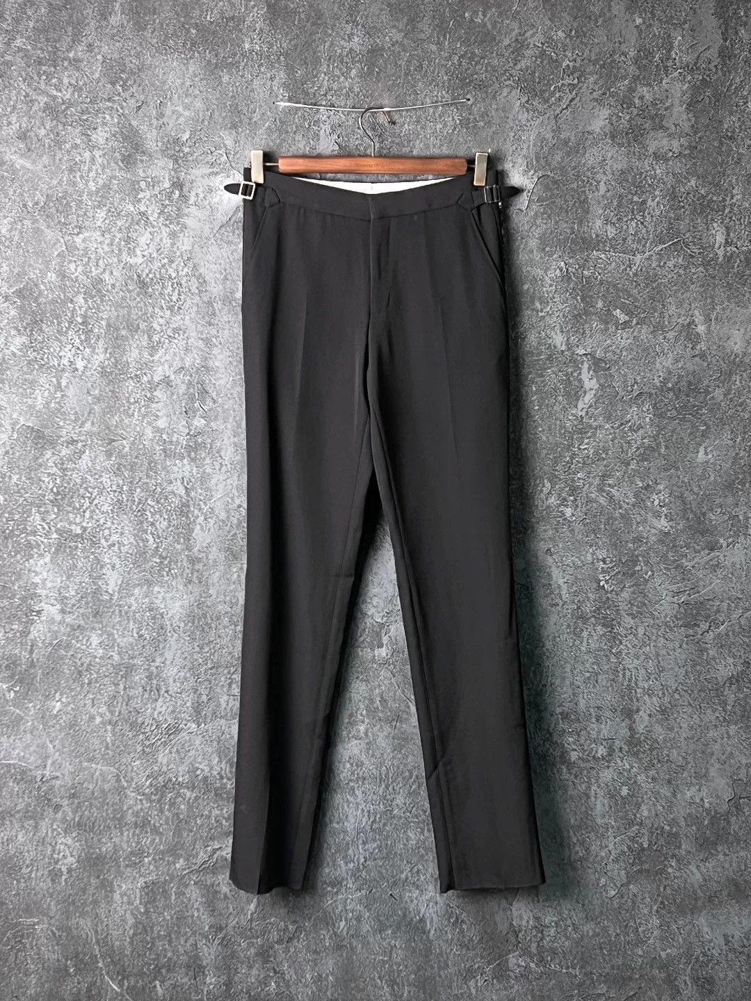 Burberry Burberry Wool Black Formal Trousers 40r Men Size 40R - 1 Thumbnail