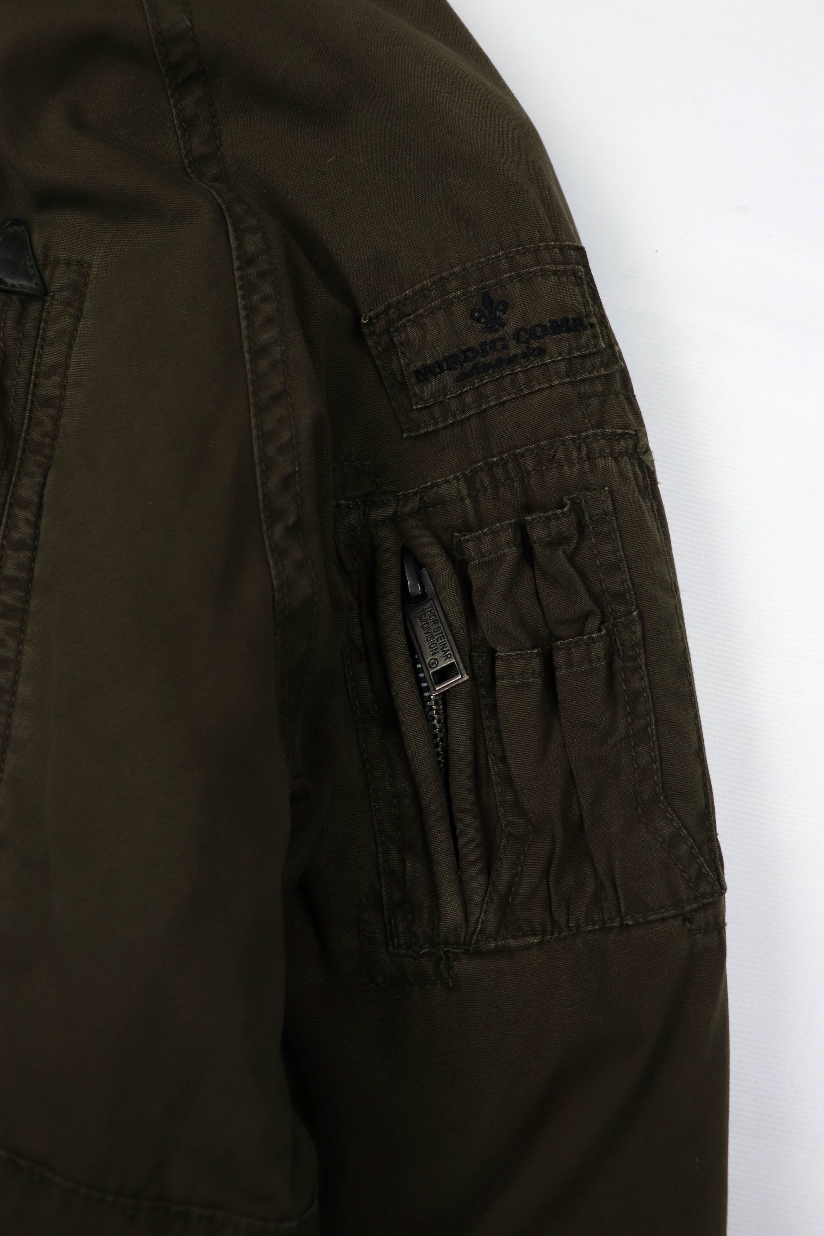 Vintage Thor Steinar Pfadfinder Nordic Comp. Khaki Hooded Parka Size US XL / EU 56 / 4 - 7 Thumbnail