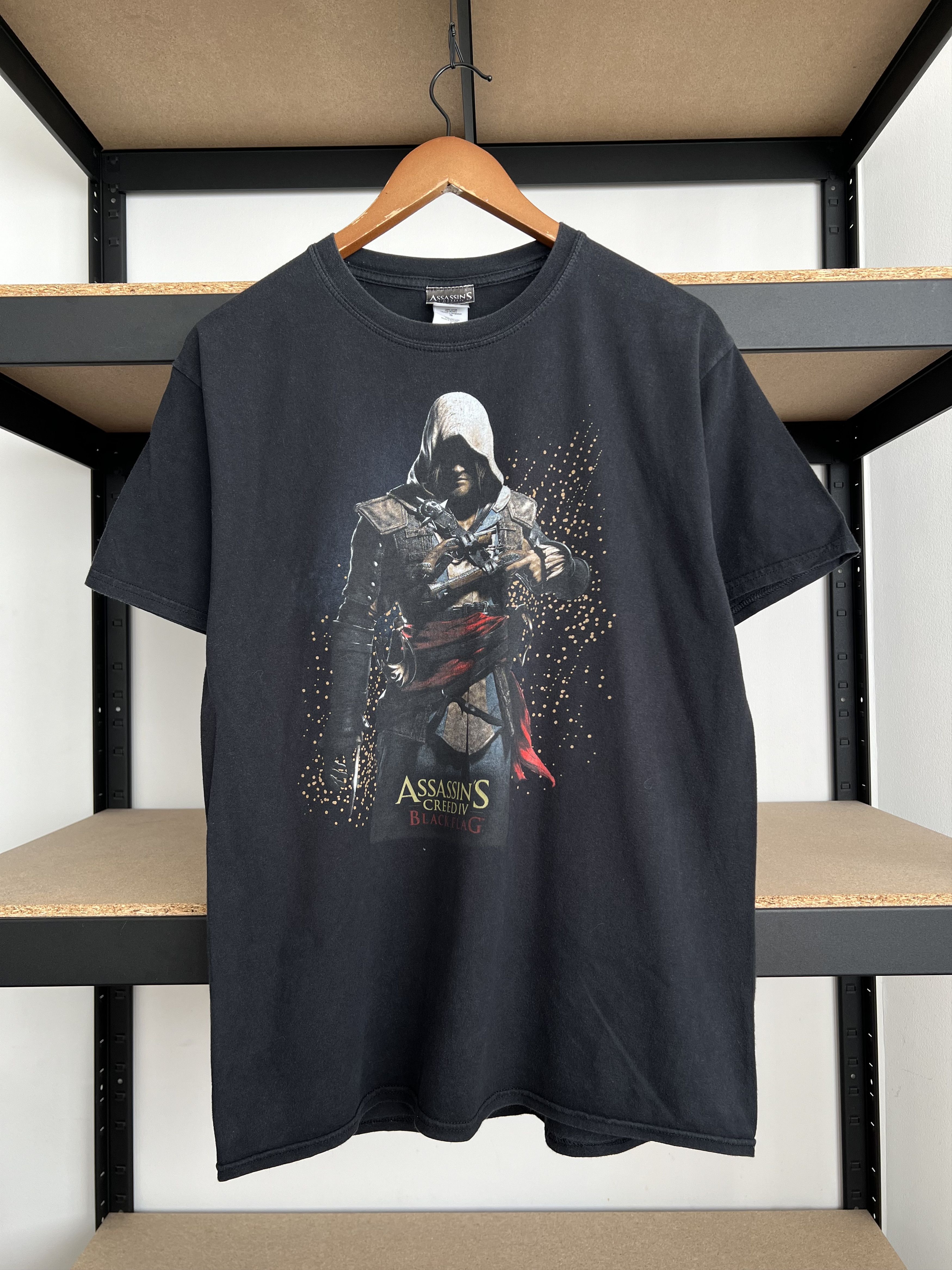 The Game Vintage 2013 Assassin's Creed IV Black Flag Ubisoft T-shirt Size US L / EU 52-54 / 3 - 1 Thumbnail