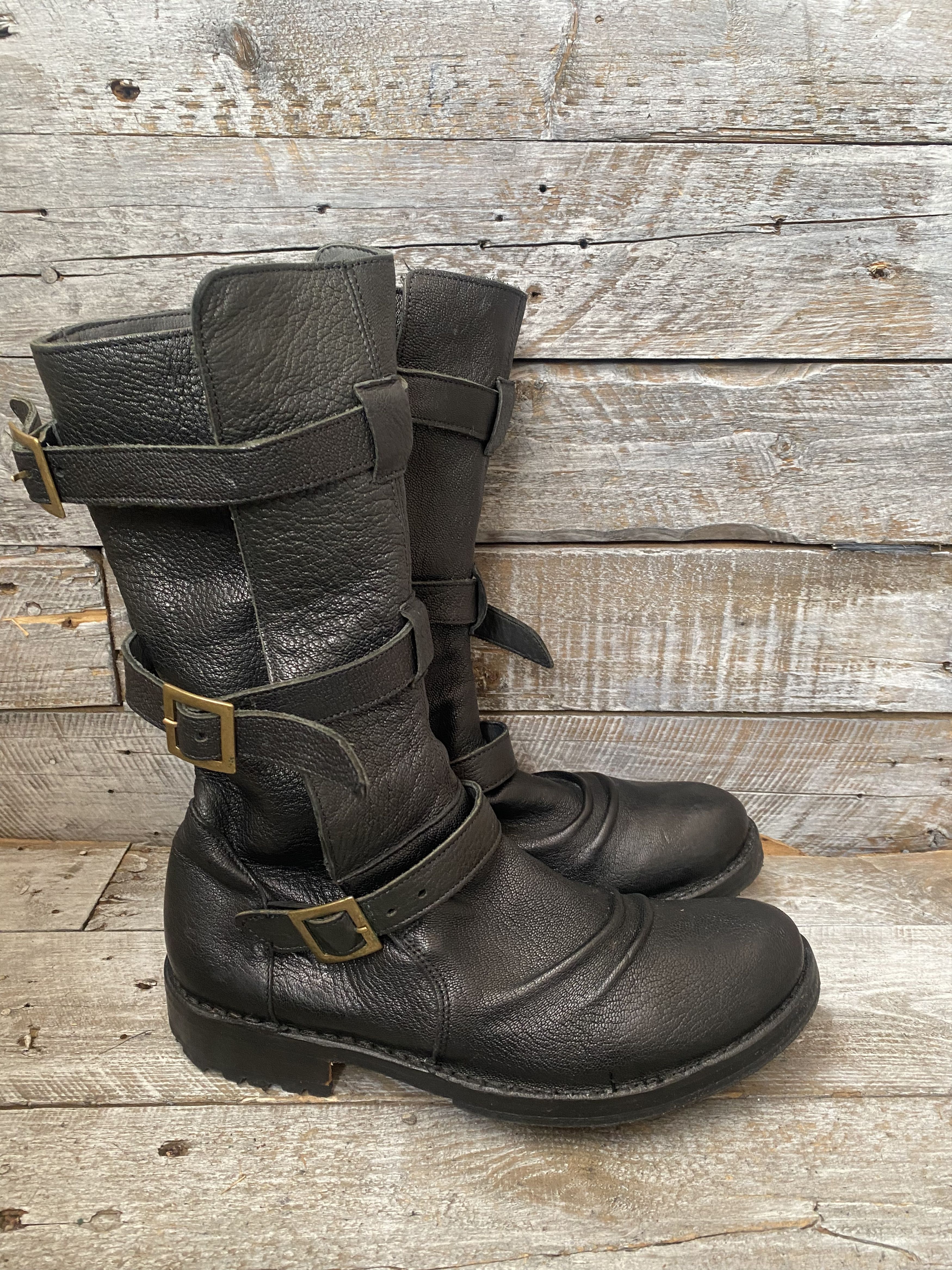 Fiorentini + Baker Fiorentini + baker distressed moto distressed boots sz39 Size US 8.5 / IT 38.5 - 6 Thumbnail