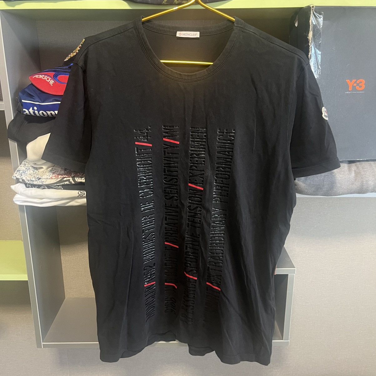 Moncler MONCLER LUXURY BLACK T SHIRT Size US L / EU 52-54 / 3 - 1 Thumbnail