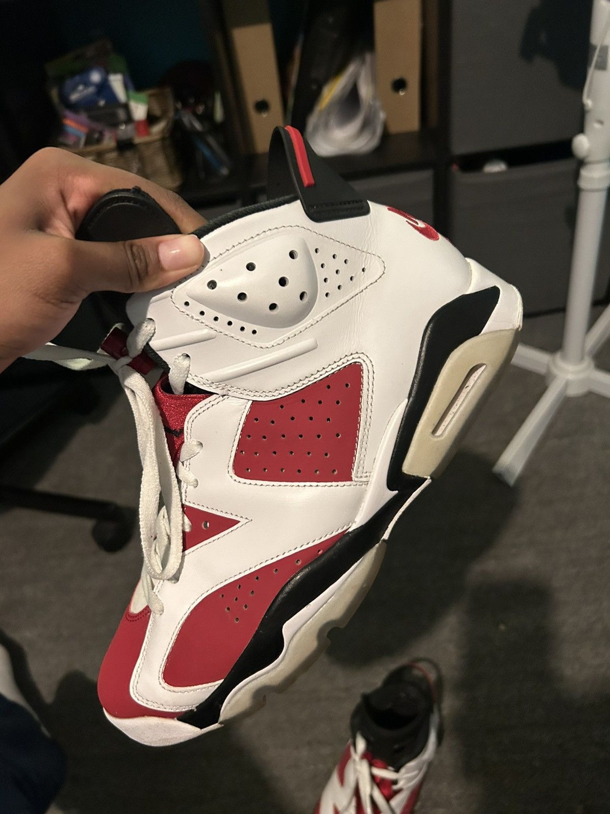 Nike Nike Air Jordan 6 Carmine Size US 9 / EU 42 - 8 Thumbnail
