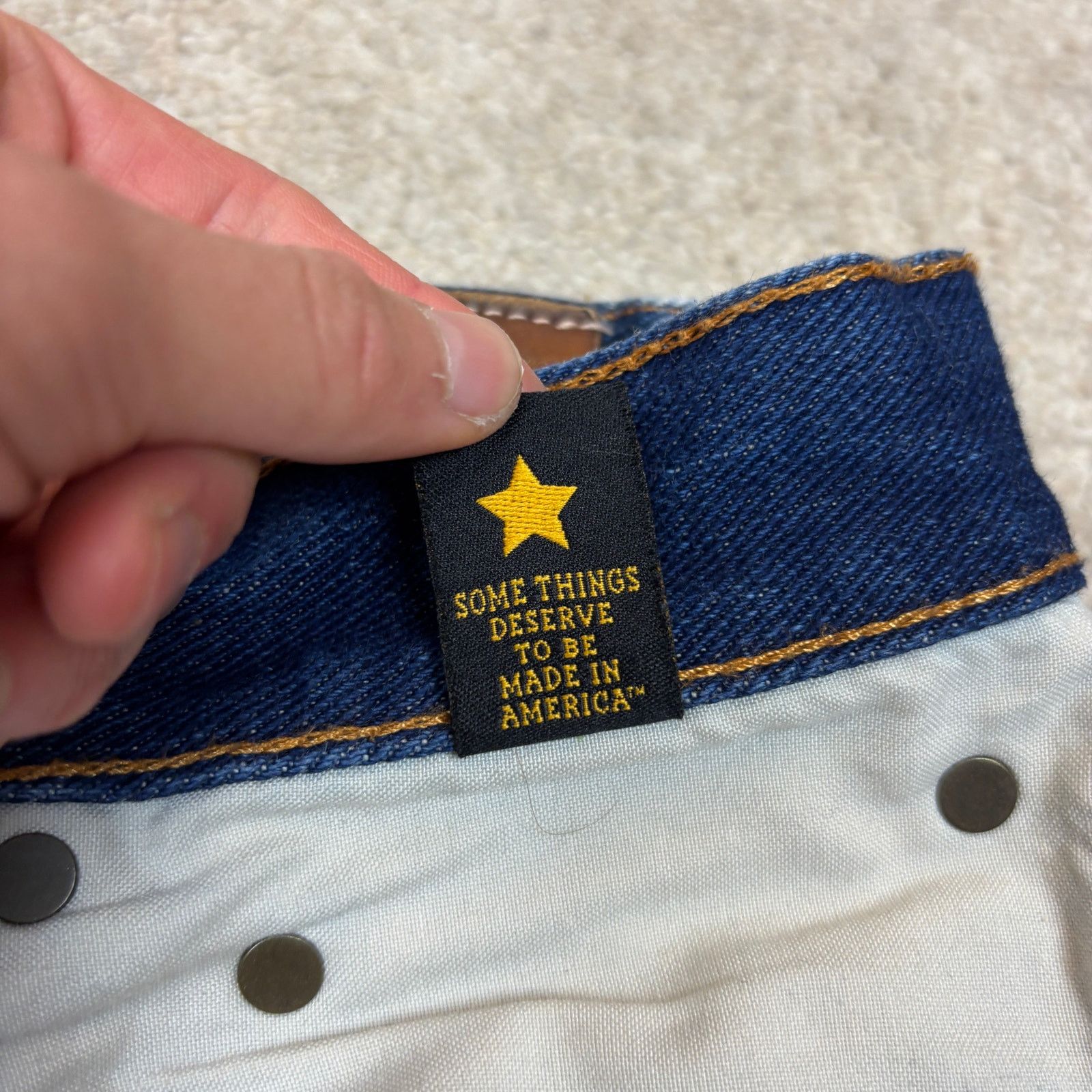 Brave Star Selvage Brave Star Slim Straight Cone Selvedge Jeans Men's 32x29 Size US 32 / EU 48 - 6 Thumbnail