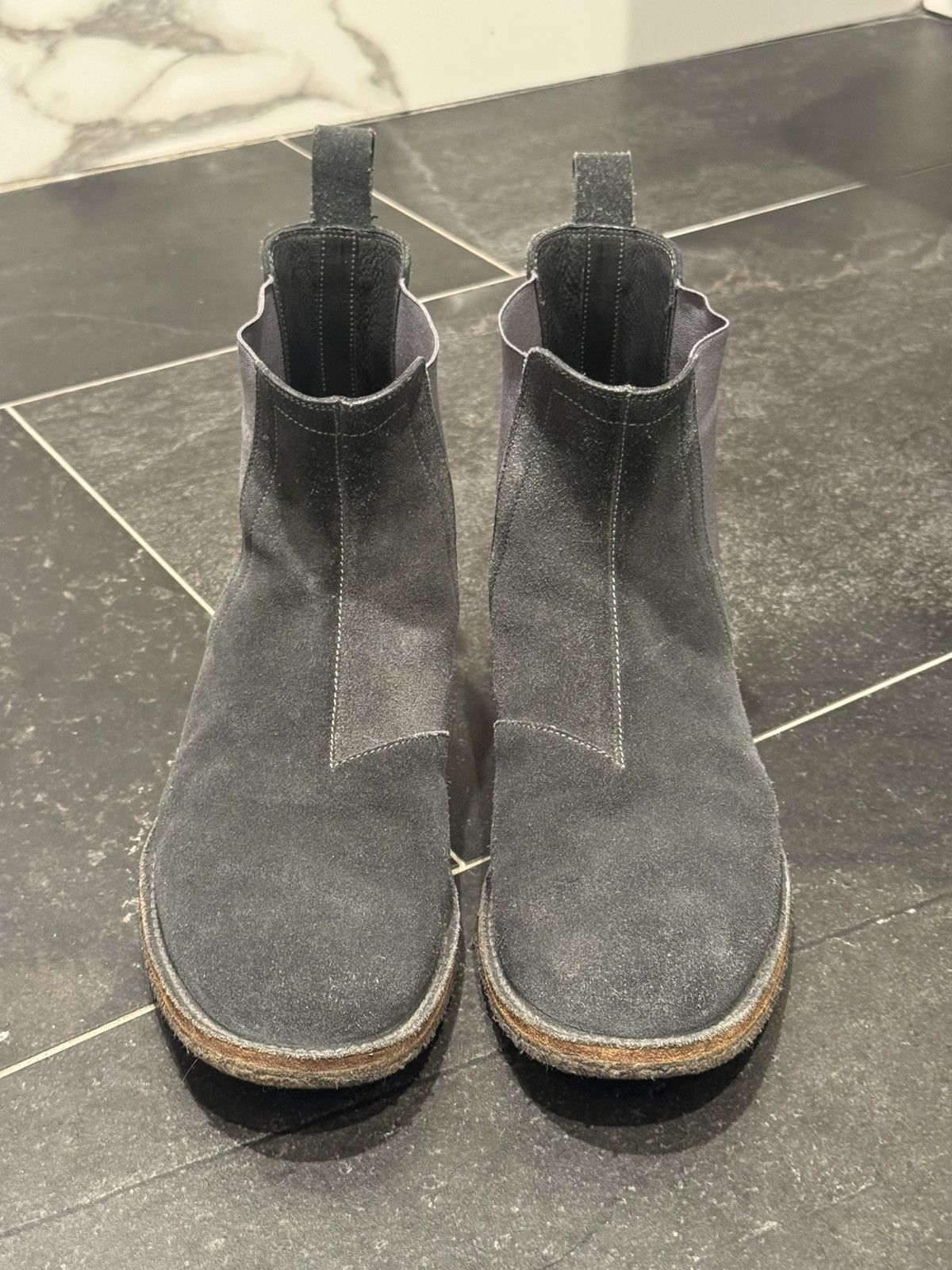 Bottega Veneta Bottega Veneta Chelsea Boots - Ardoise - 43 - Worn by Kanye Size US 10 / EU 43 - 2 Thumbnail