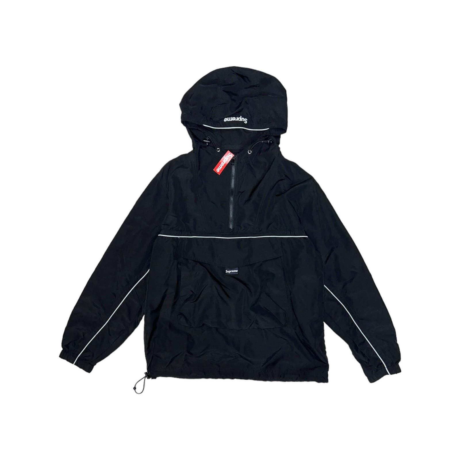 Supreme split anorak black 2024