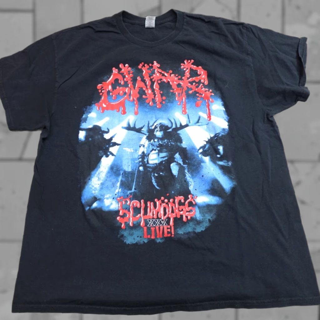 Vintage GWAR Shirt XL Black Scumdogs Live Double-Sided Tour Last Show New York Shirt Men XL Black Double-Sided Scumdogs Tour 90s? Size US XL / EU 56 / 4 - 1 Thumbnail