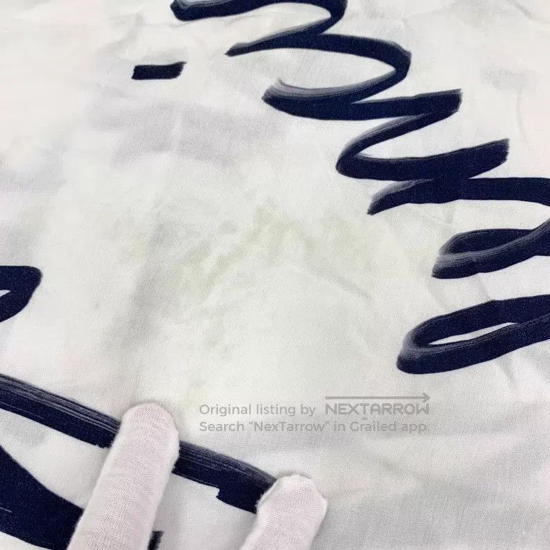 Balenciaga Balenciaga White Logo Letter Printed Collar Long Sleeve Sh Size XS / US 0-2 / IT 36-38 - 9 Thumbnail