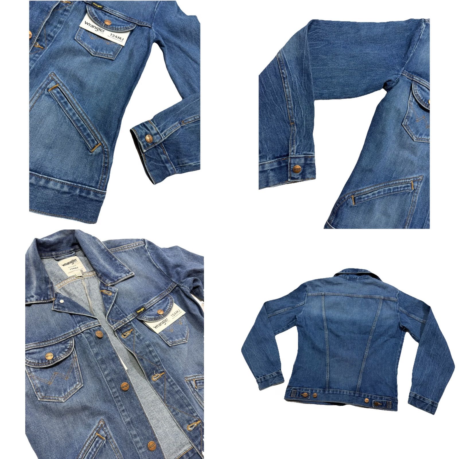 Wrangler Wrangler Icons 124Mj Denim Jacket Wrangler Jacket Men XS Blue Denim TruckER Vintage: No Size US XS / EU 42 / 0 - 8 Thumbnail