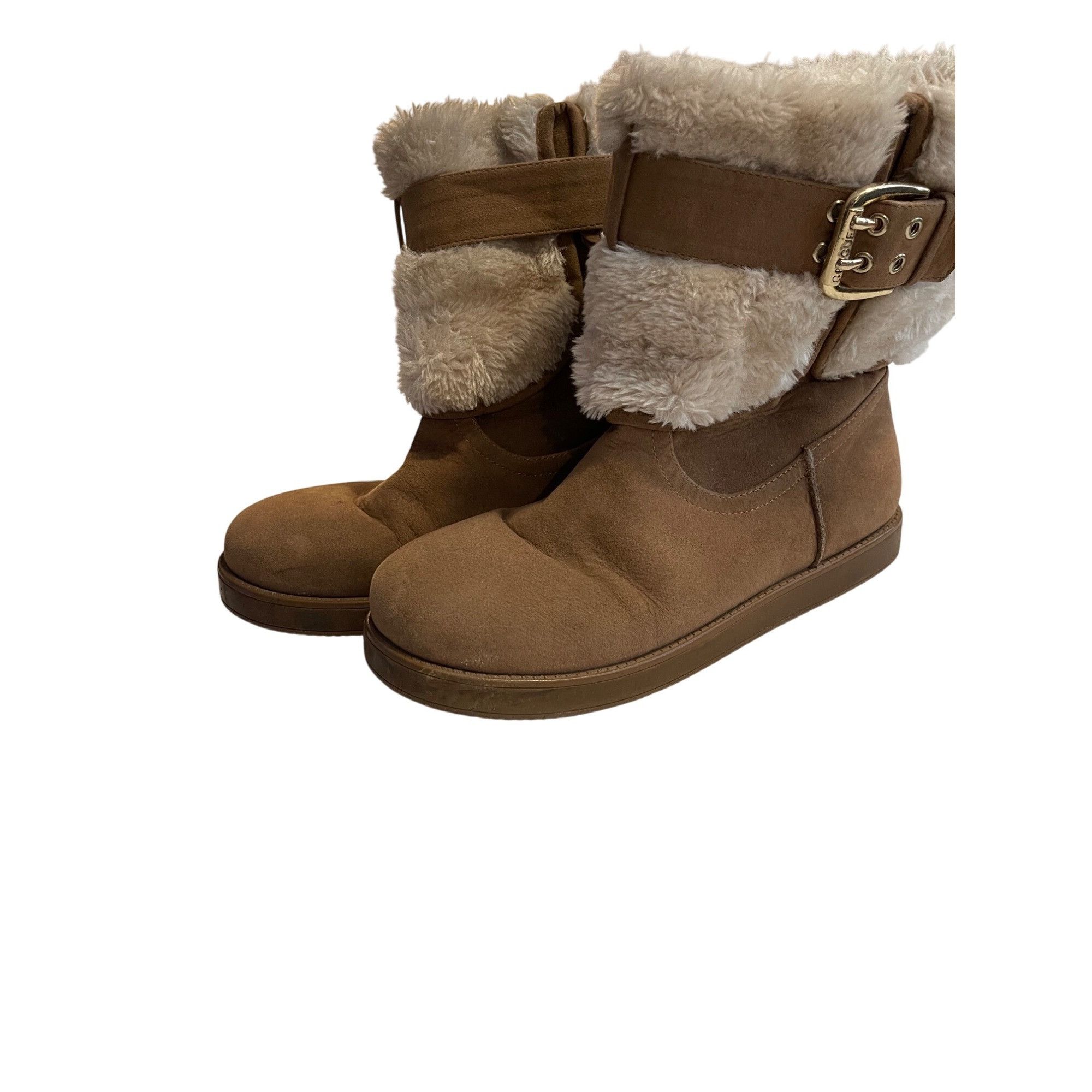 Guess GUESS Size 8 Mid-CALF Sherpa Lined Camel Winter Boot Size US 8 / IT 38 - 3 Thumbnail