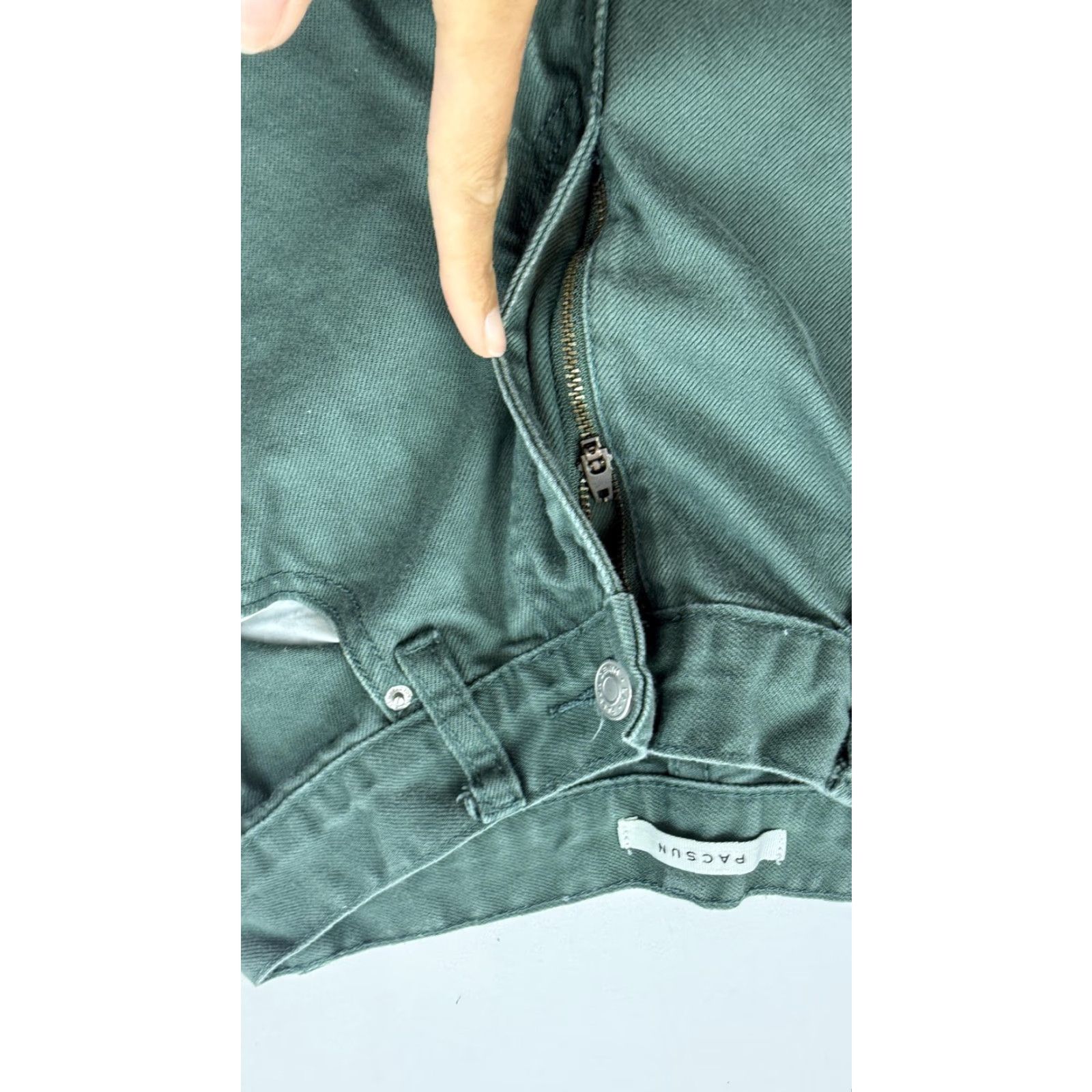 Pacsun VINTAGE PacSun Carpenter Pants Womens 25 Green High Rise Hammer Loop Double Knee Work Pants Womens 25 Green Hammer Loop Double Knee 90s Workwear Size 42" / US 20 - 2 Thumbnail