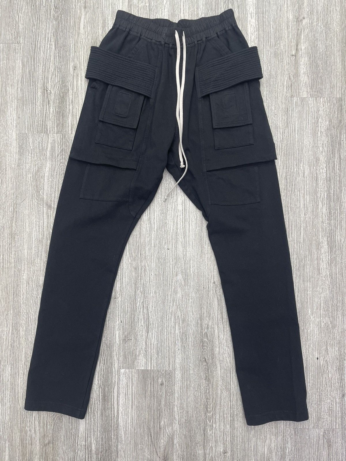 Rick Owens Rick Owens “Hollywood Creatch” Sweatpants (black) Size US 28 / EU 44 - 1 Thumbnail