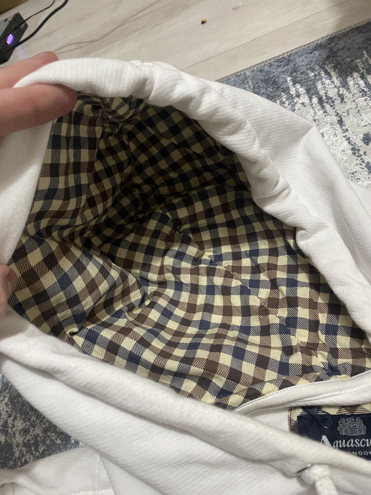 Aquascutum Luxury big logo aquascutum hoodie Size US L / EU 52-54 / 3 - 8 Thumbnail
