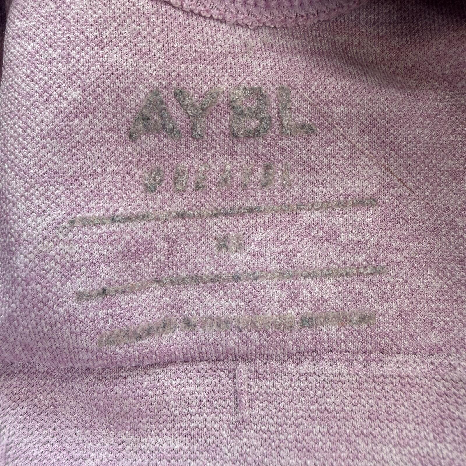 Virgil Abloh AYBL Seamless Sculpt Sports Bra Mauve Pink Adjustable S Size ONE SIZE - 3 Thumbnail