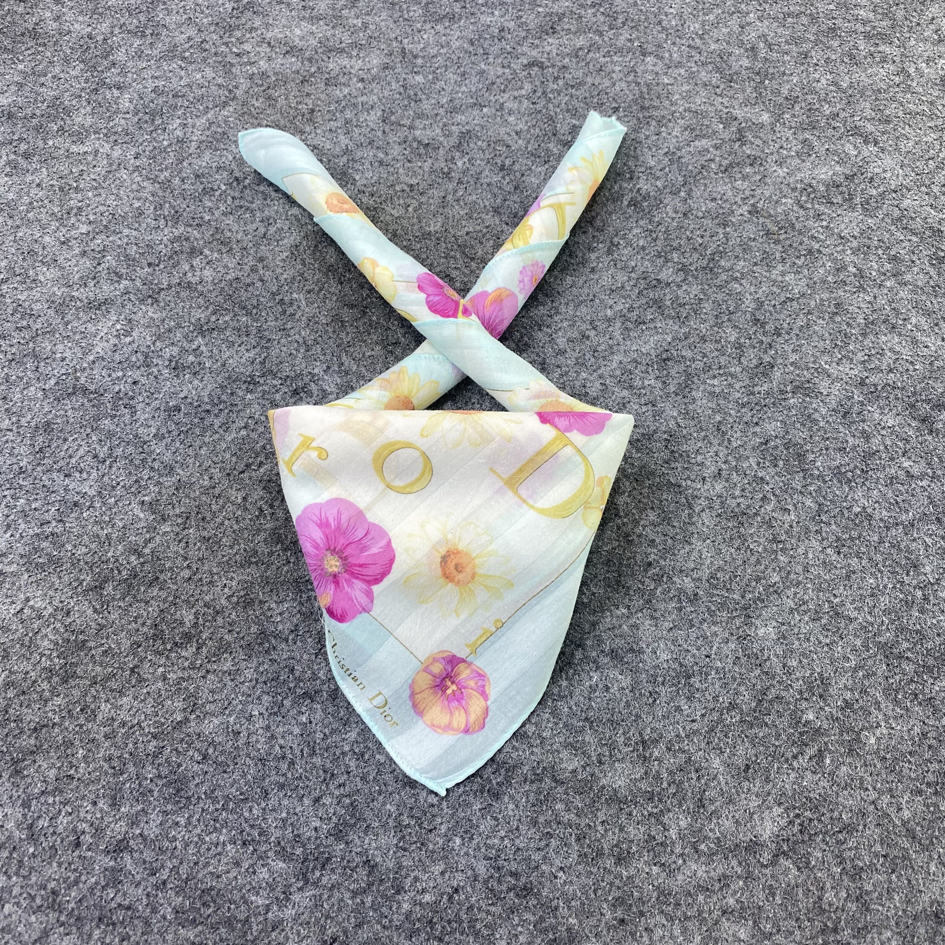 Vintage Christian Dior Handkerchief Neckerchief Bandana-B2070 Size ONE SIZE - 2 Thumbnail