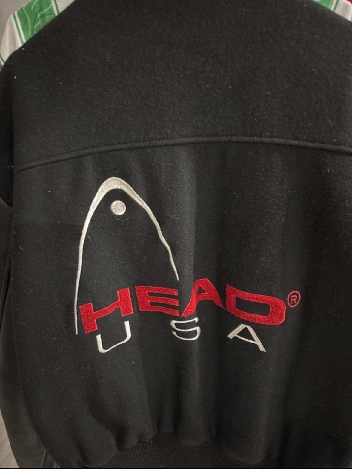 Vintage Head USA varsity jacket Size US XL / EU 56 / 4 - 4 Thumbnail