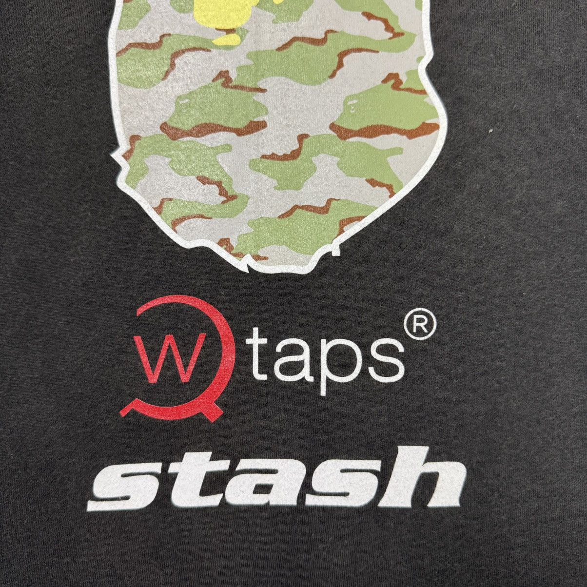 Vintage Vintage Bape X Wtaps X Stash T-shirt Size US M / EU 48-50 / 2 - 8 Thumbnail