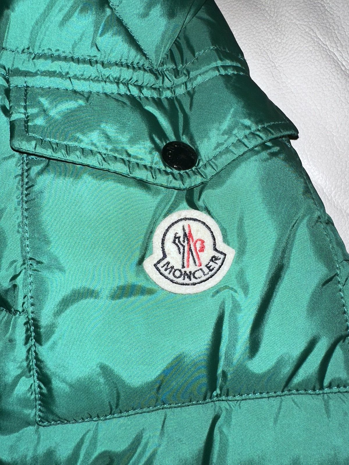 Moncler MONCLER SHORT DOWN JACKET (GREEN) Size US L / EU 52-54 / 3 - 3 Thumbnail