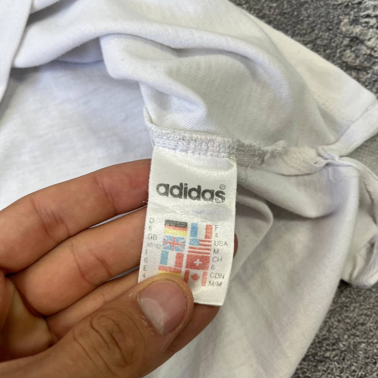 Adidas Vintage 90's Adidas Template Football Shirt Soccer Jersey Size US M / EU 48-50 / 2 - 8 Thumbnail