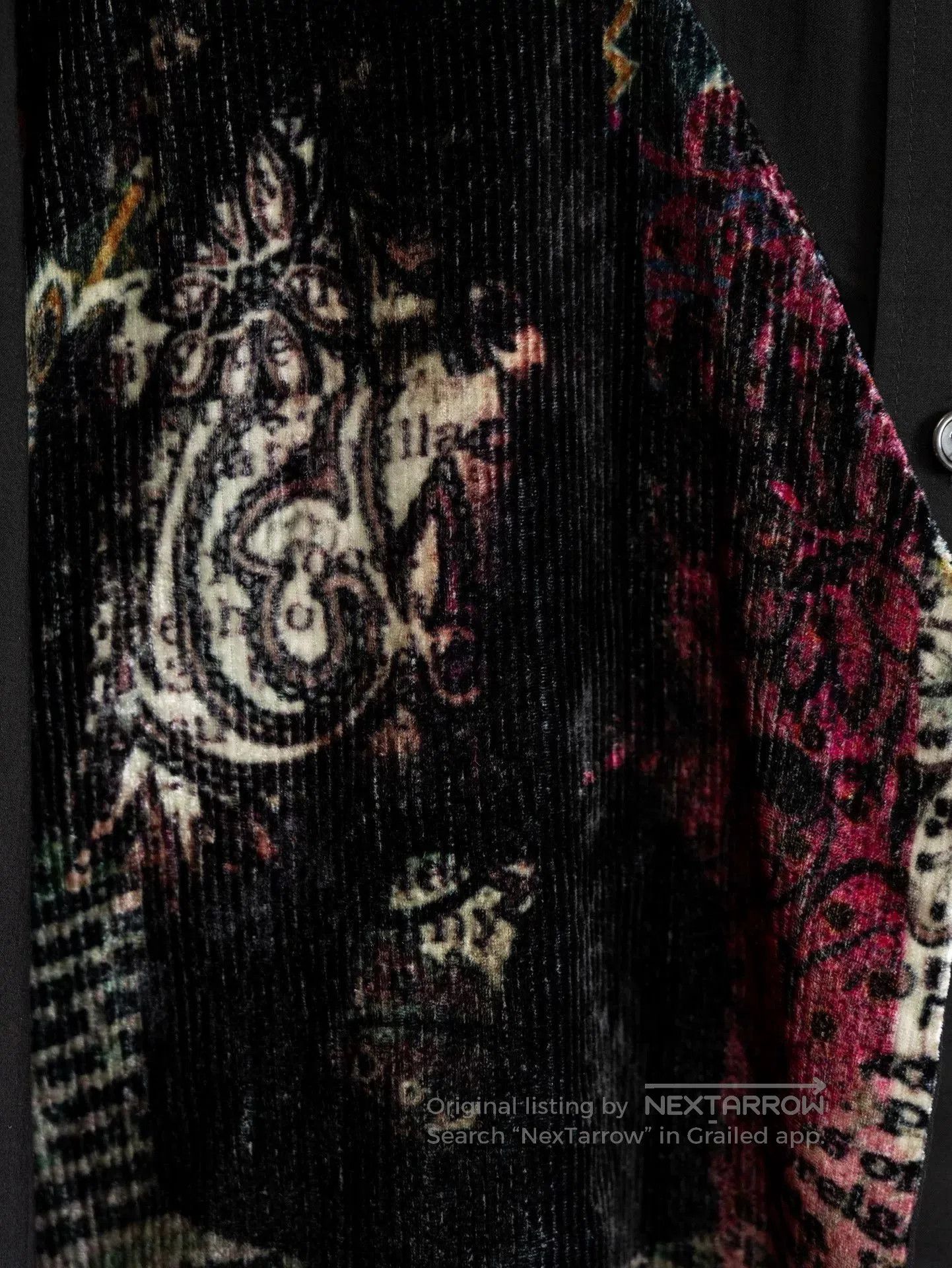 Yohji Yamamoto yohji yamamoto velvet pattern panel shirt. Size US M / EU 48-50 / 2 - 6 Thumbnail