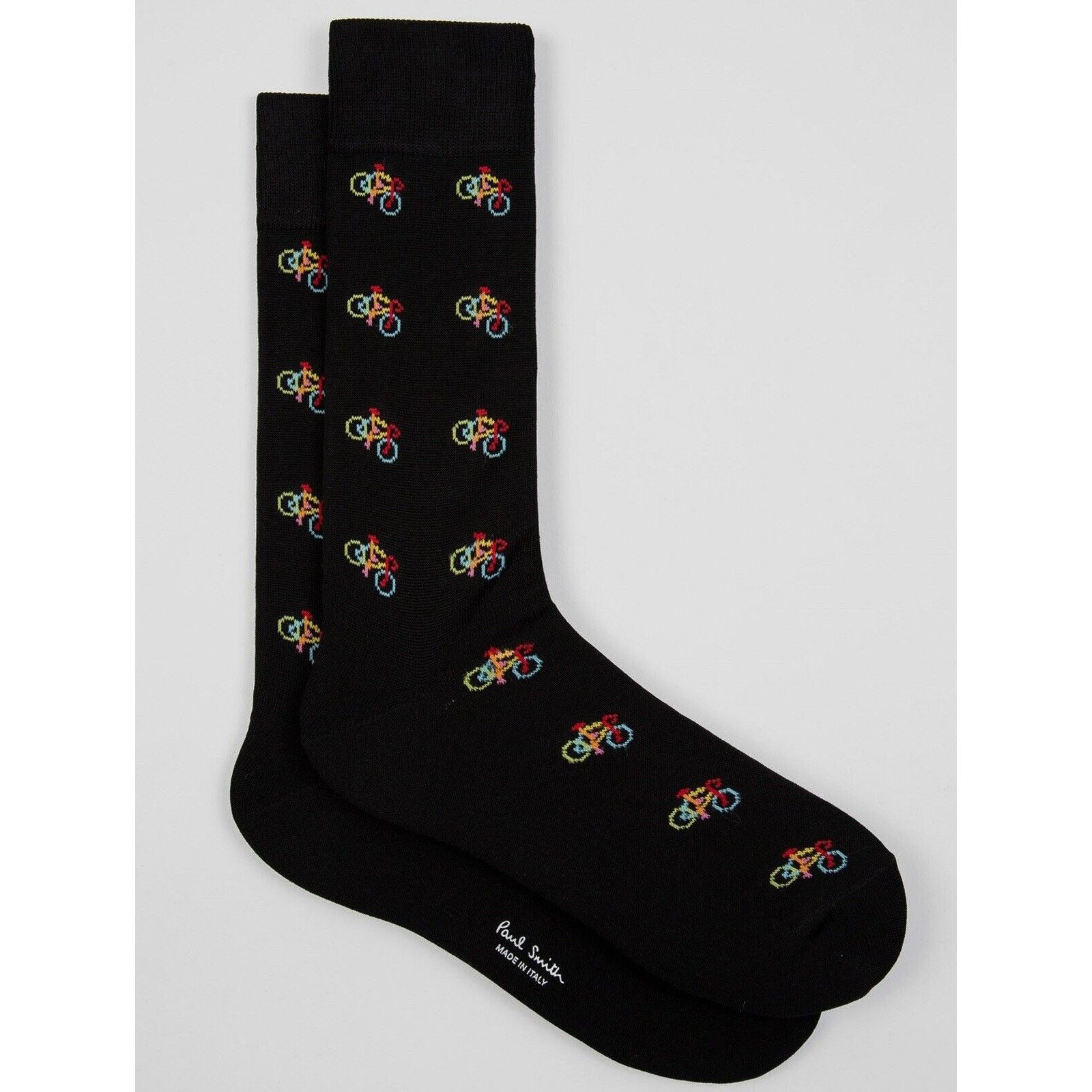 Paul Smith NWT $35 Paul Smith embroidered Bicycle socks. Made in Italy. Size ONE SIZE - 2 Thumbnail