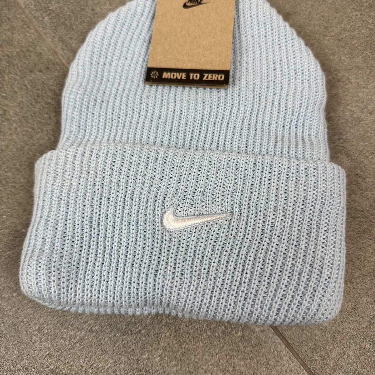 Nike Nike knitted swoosh hat baby blue streetwear Size ONE SIZE - 2 Thumbnail