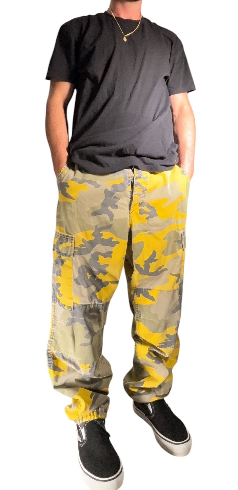 Vintage Vintage Military Camo Pants Size US 33 - 1 Thumbnail