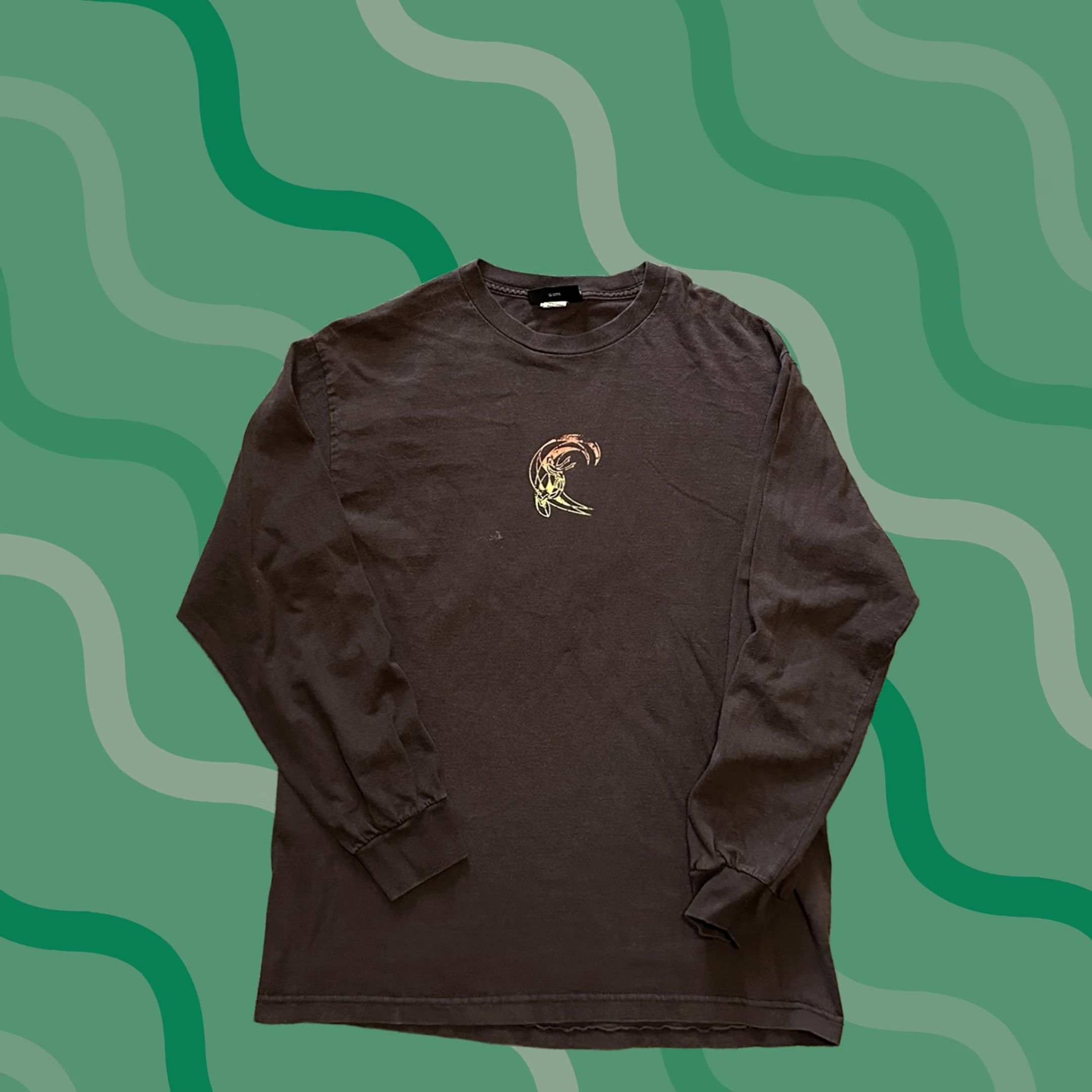 O'Neill VINTAGE O'Neill Shirt Mens L Surf Grunge Long Sleeve Brown Size US L / EU 52-54 / 3 - 1 Thumbnail