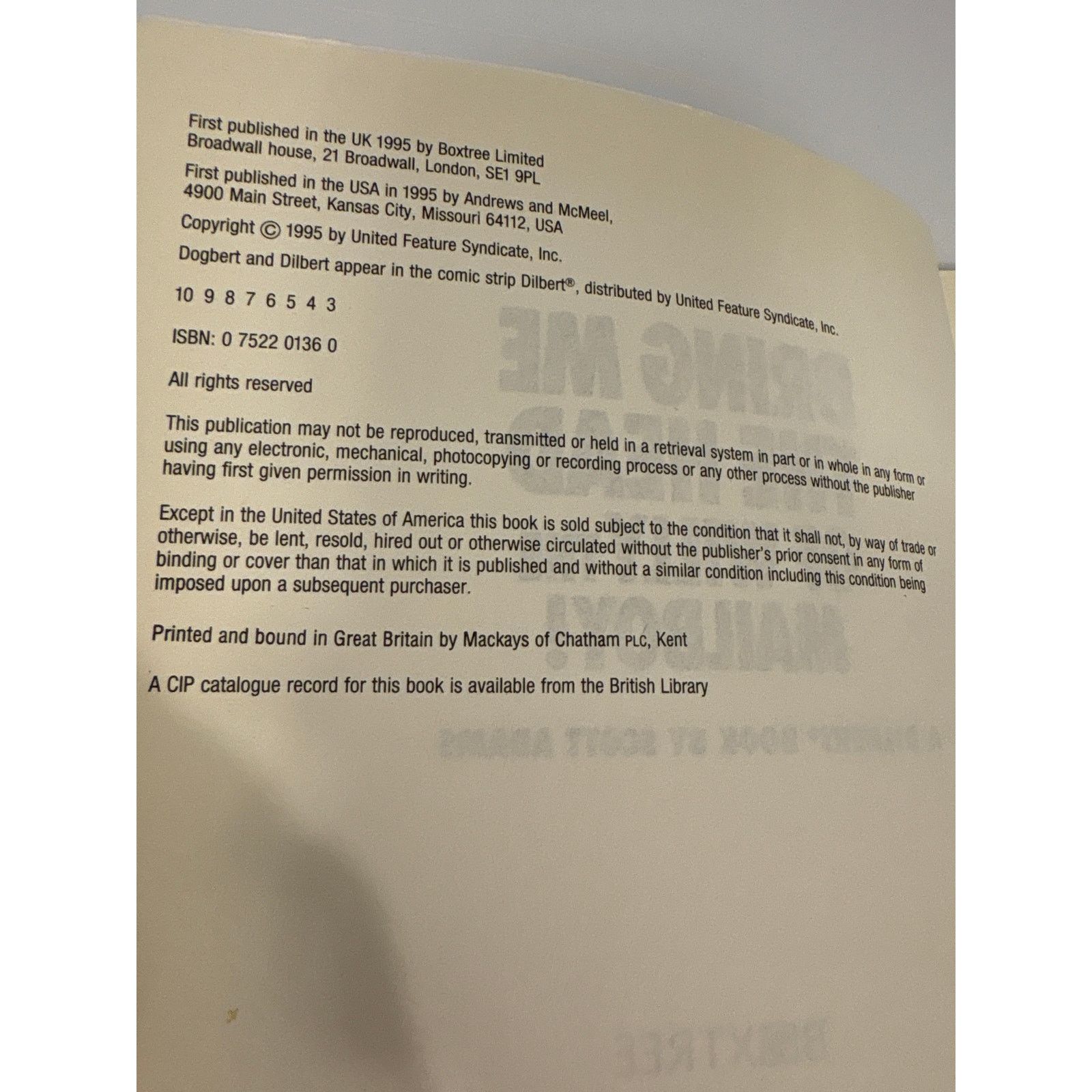 Other Bring me the head of Willie, the mail boy Dilbert book Size ONE SIZE - 3 Thumbnail