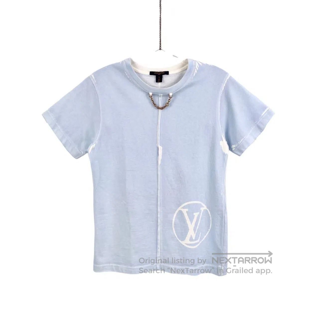 Louis Vuitton Louis Vuitton 23SS chain logo short sleeves| Size S / US 4 / IT 40 - 1 Thumbnail