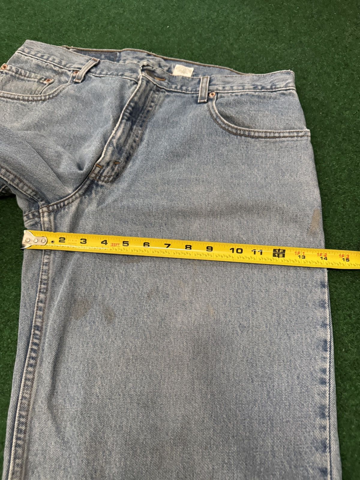 Levi's Vintage Clothing Vintage 90s Levi’s 570 Baggy Wide Leg Grunge Hip Hop Jeans Size US 35 - 10 Thumbnail