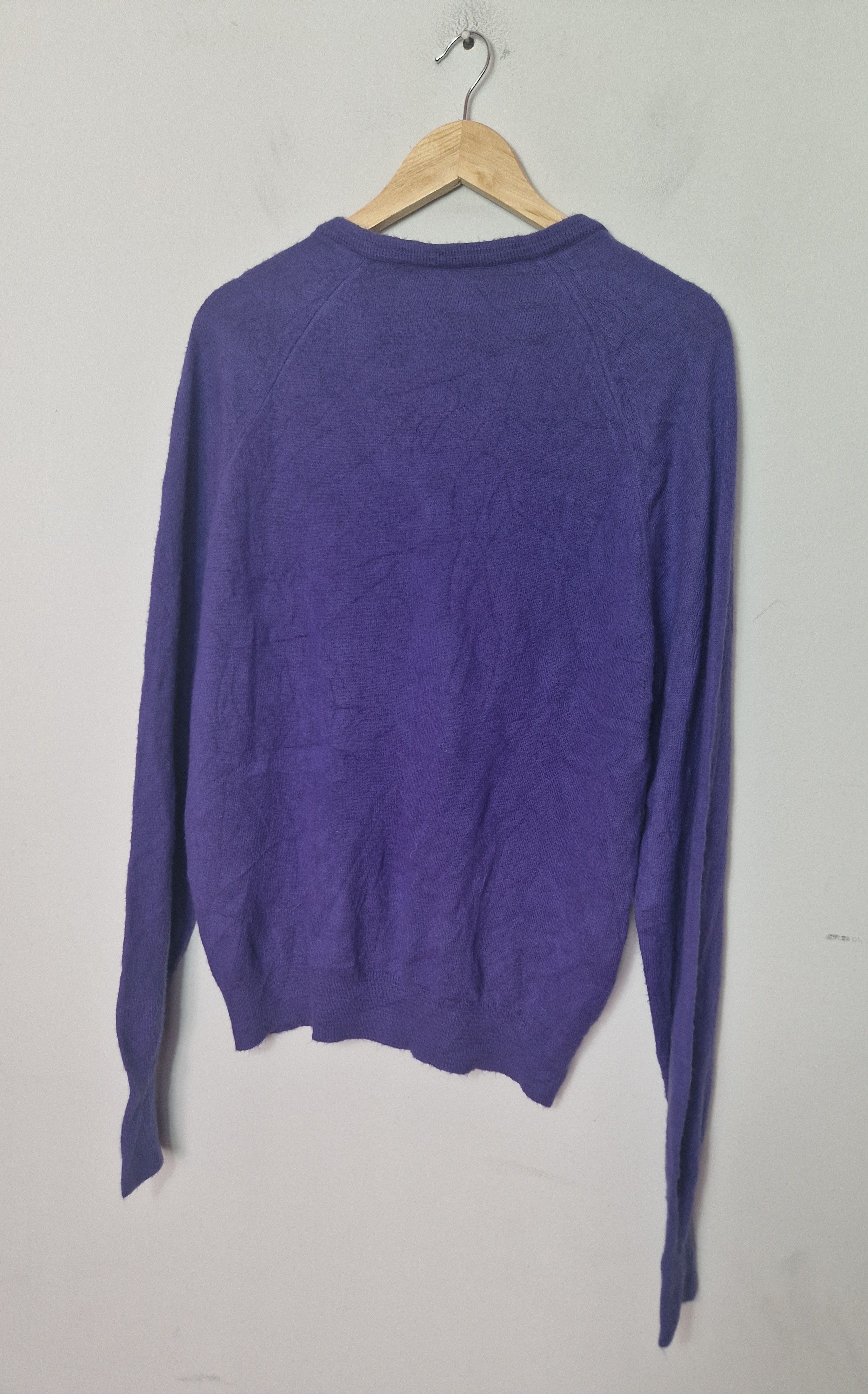 Dior × Hedi Slimane Dior vintage purple sweater Size US XL / EU 56 / 4 - 7 Thumbnail
