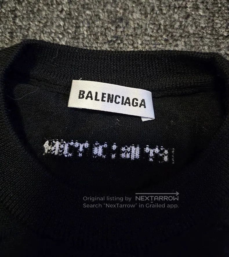 Balenciaga Balenciaga Men's Wool Sweater. Size US M / EU 48-50 / 2 - 2 Thumbnail