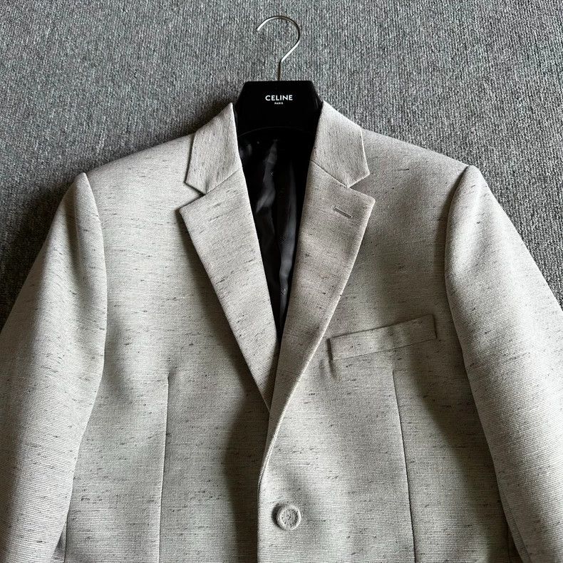 Dior Dior Grey snowflake wool suit suit Size US M / EU 48-50 / 2 - 3 Thumbnail