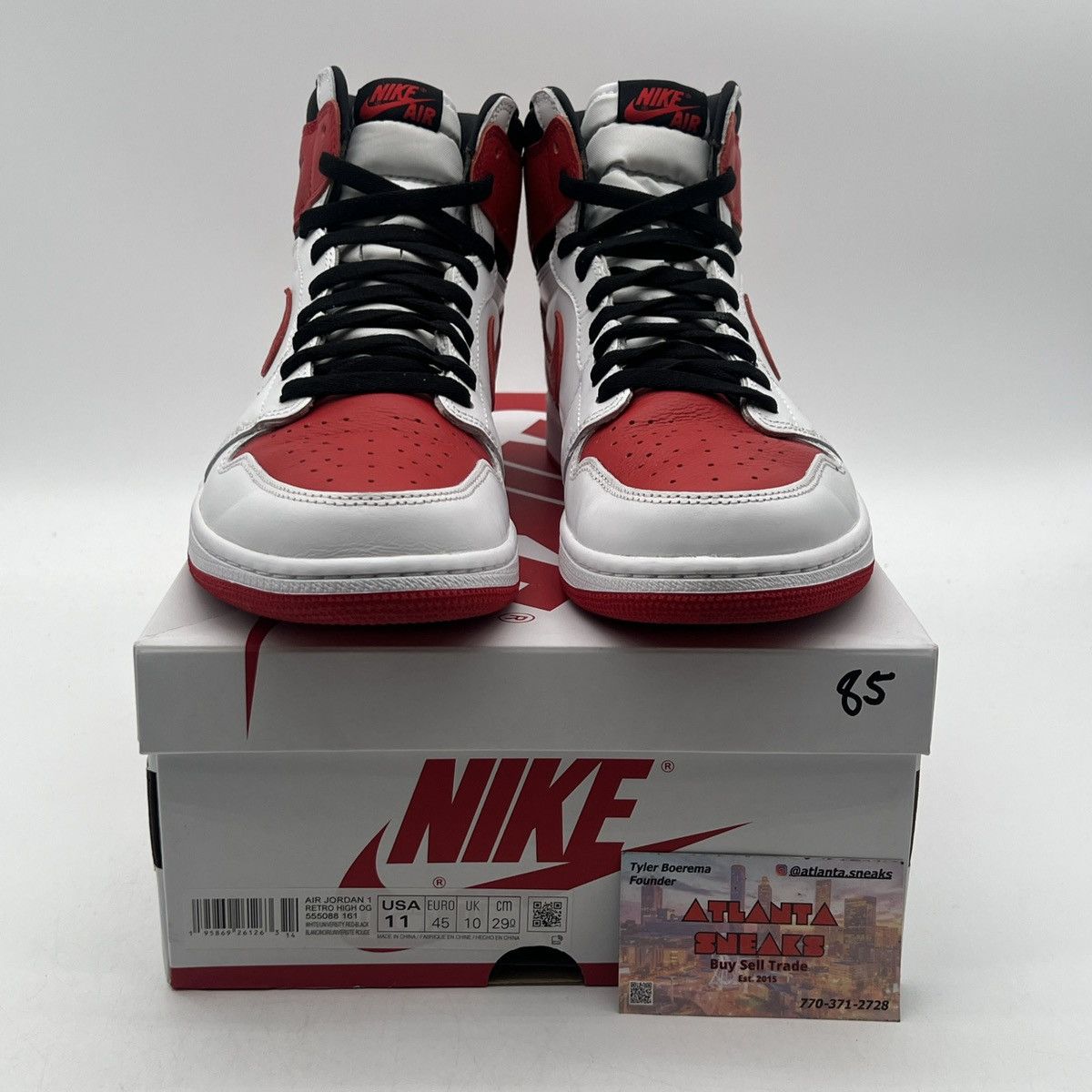 Nike Air Jordan 1 high heritage Size US 11 / EU 44 - 2 Thumbnail