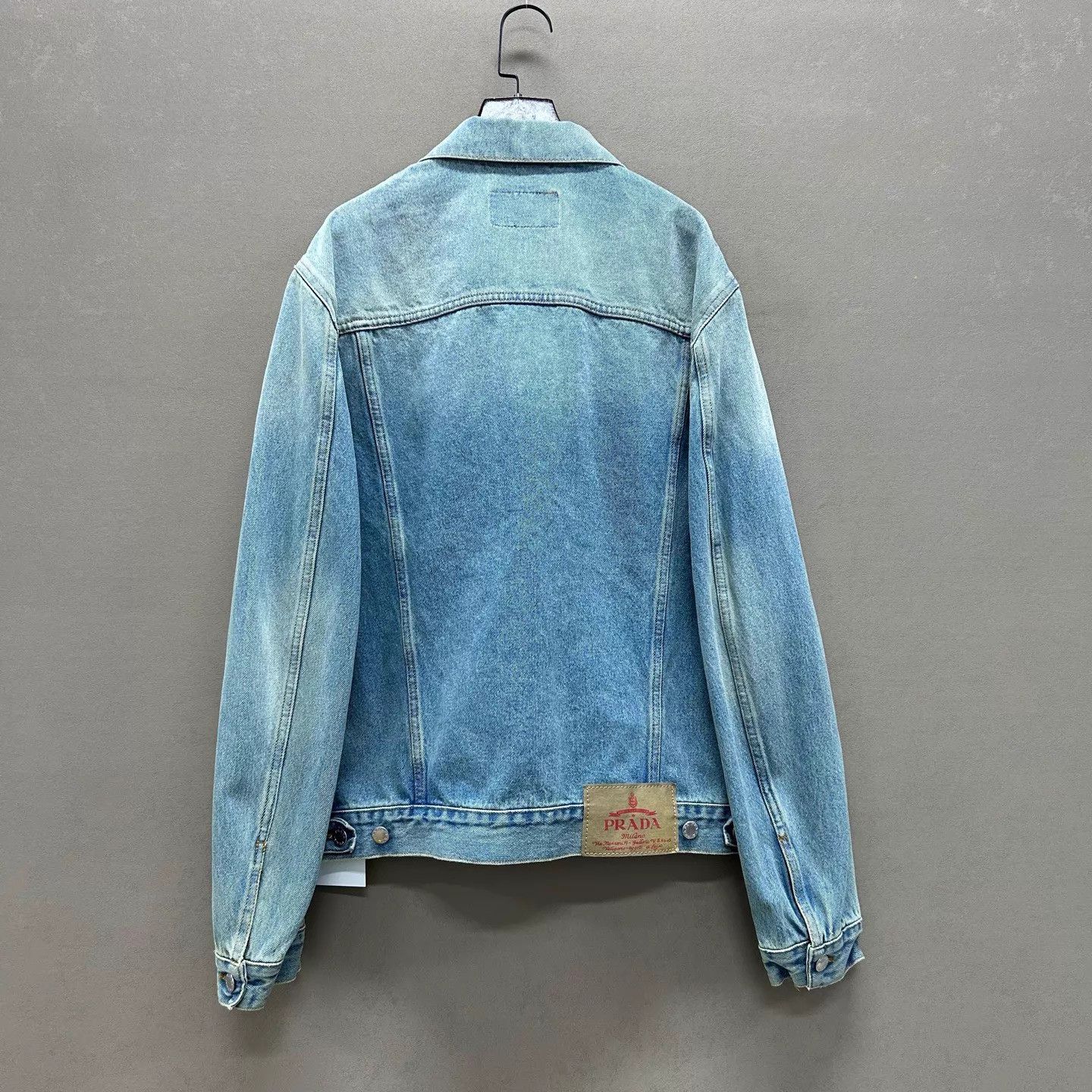 Prada PRADA Logo Long Sleeve Single Button Denim XL NWT Size XL / US 12-14 / IT 48-50 - 2 Thumbnail
