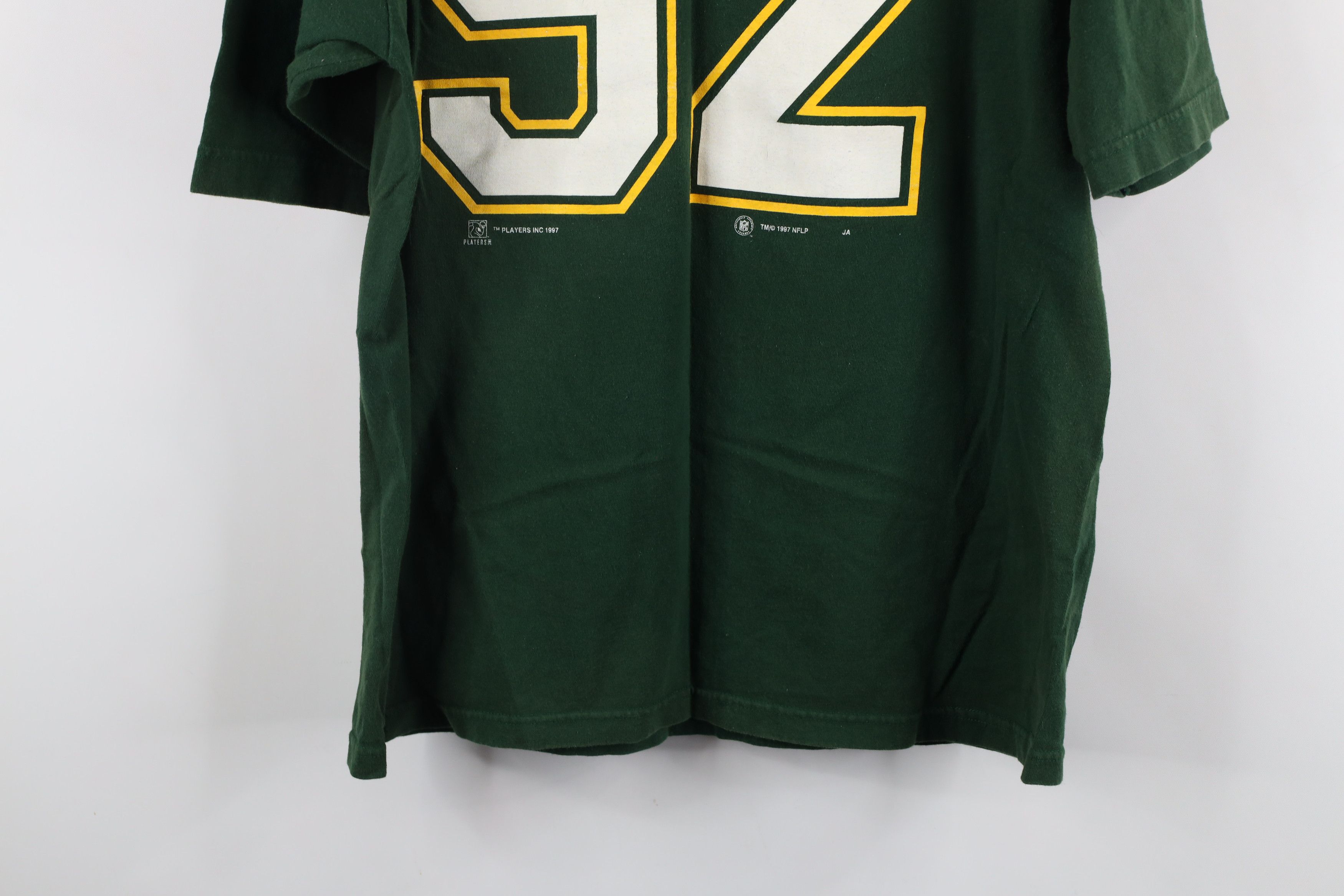 Vintage Vintage 90s Reggie White Green Bay Packers Football T-Shirt Size US L / EU 52-54 / 3 - 15 Thumbnail