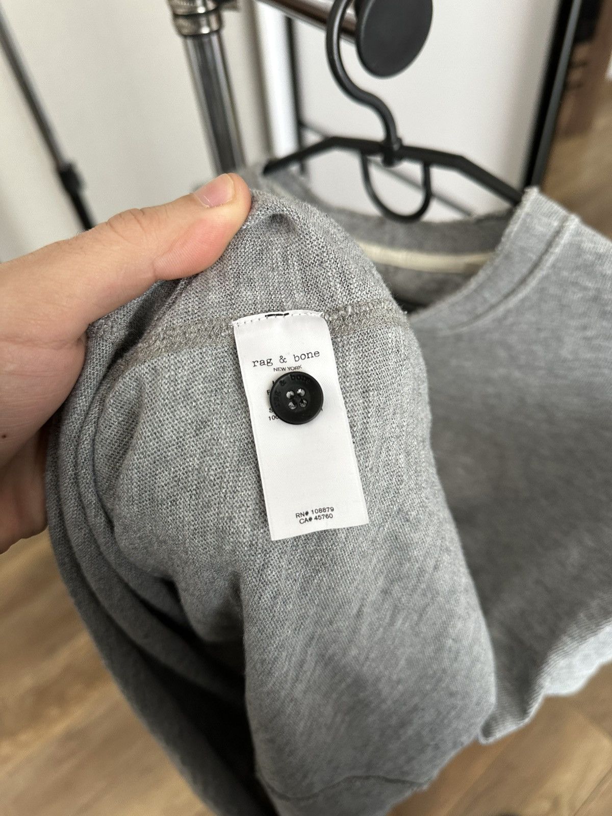 Rag & Bone Rag & Bone Heather T-Shirt Tee Size US L / EU 52-54 / 3 - 12 Thumbnail
