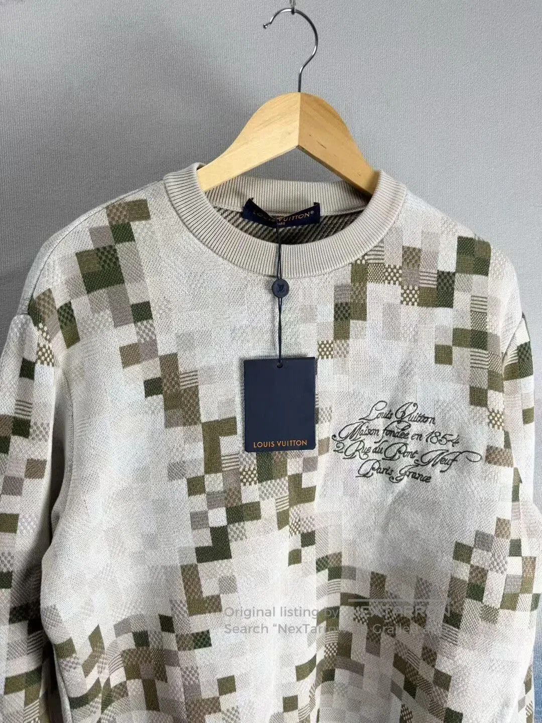 Louis Vuitton louis vuitton camouflage embroidered sweater. Size US M / EU 48-50 / 2 - 3 Thumbnail
