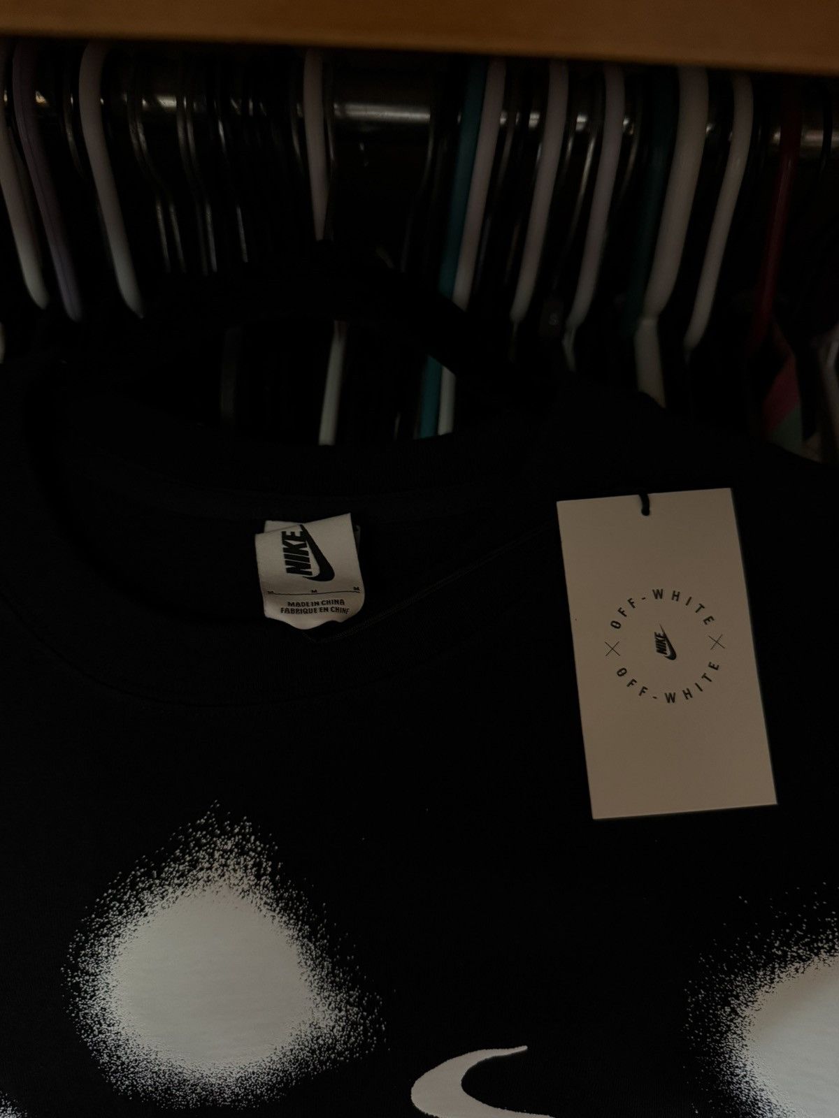 Off-White Off-White Nike Virgil Abloh Spray Dot Tee Size US M / EU 48-50 / 2 - 4 Thumbnail