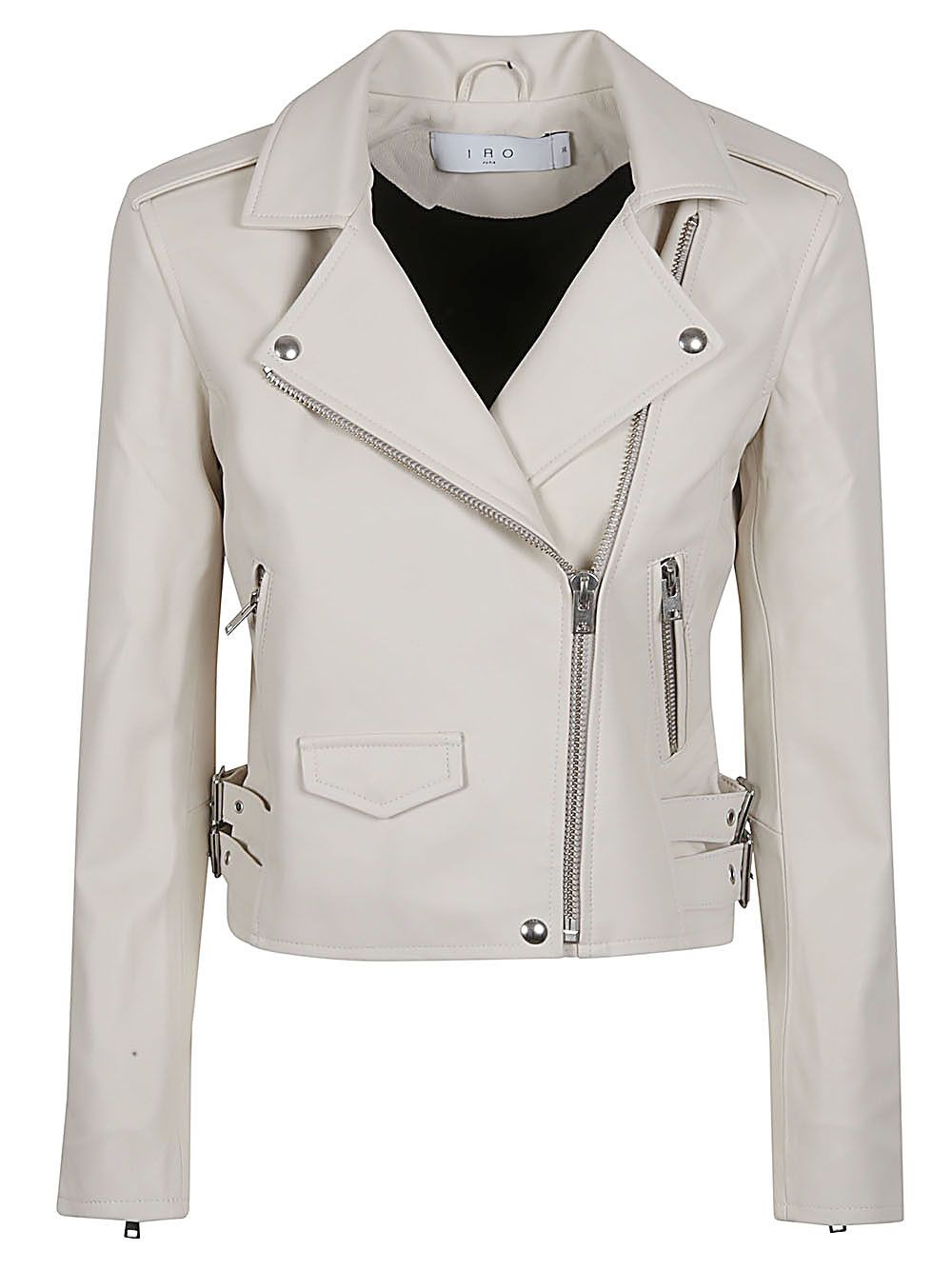 Iro ASHVILLE LEATHER BIKER JACKET Size S / US 4 / IT 40 - 1 Thumbnail