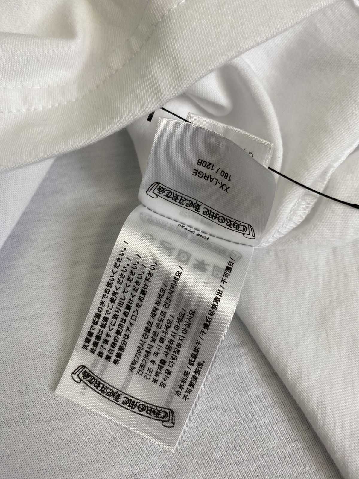 Chrome Hearts Chrome Hearts Horse Shoe logo tee Size US XXL / EU 58 / 5 - 8 Thumbnail