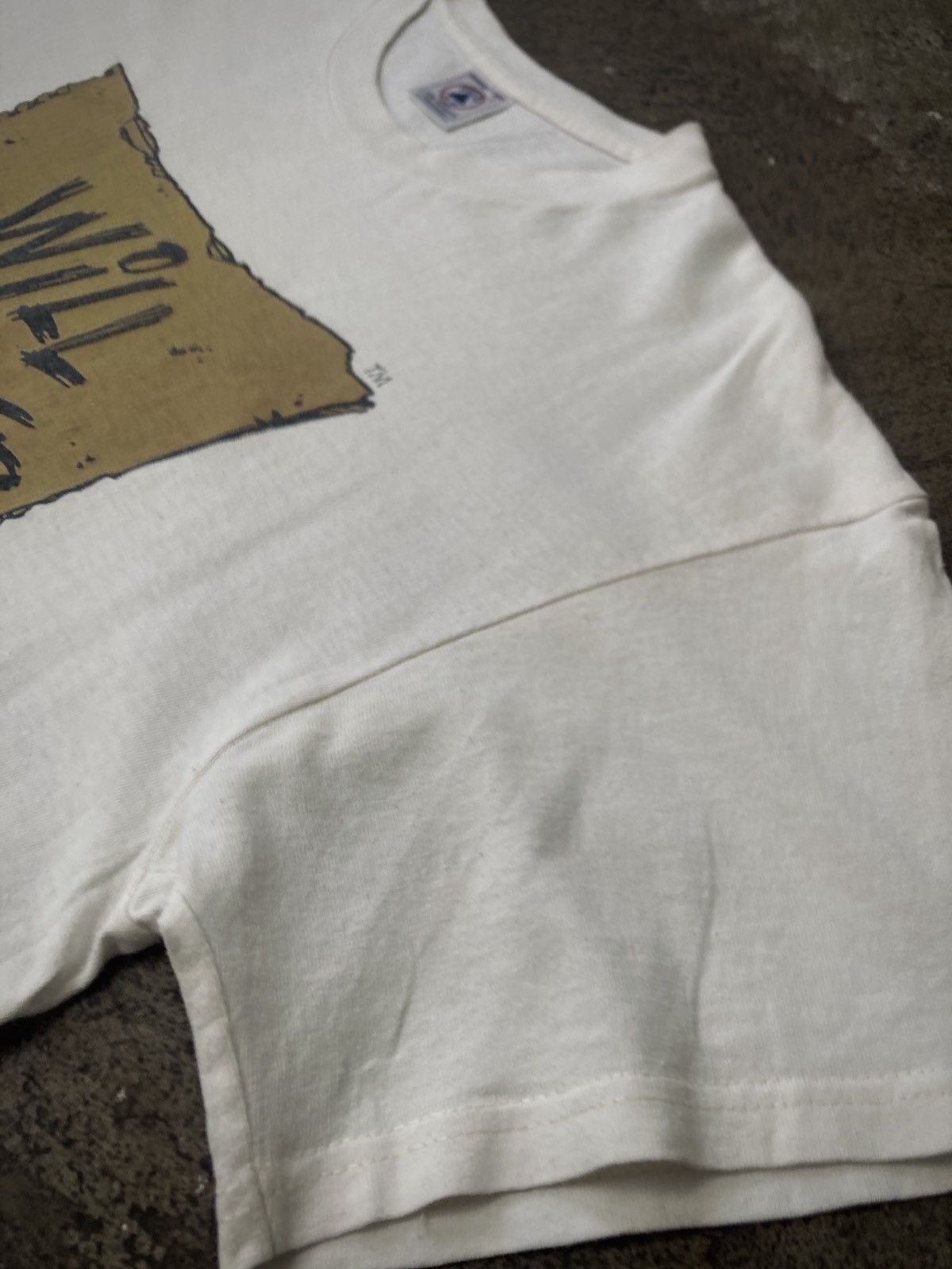 Vintage Vintage 90s Humor Script Tee Size US L / EU 52-54 / 3 - 8 Thumbnail