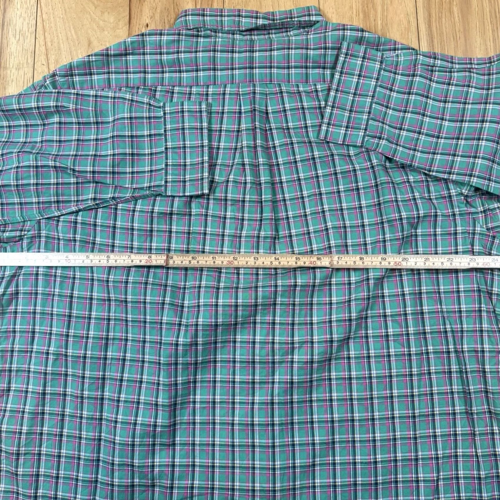 Polo Ralph Lauren Polo Ralph Lauren Button Shirt Mens 2XL Plaid Check Long Sleeve Thick Pink Size US XXL / EU 58 / 5 - 4 Thumbnail