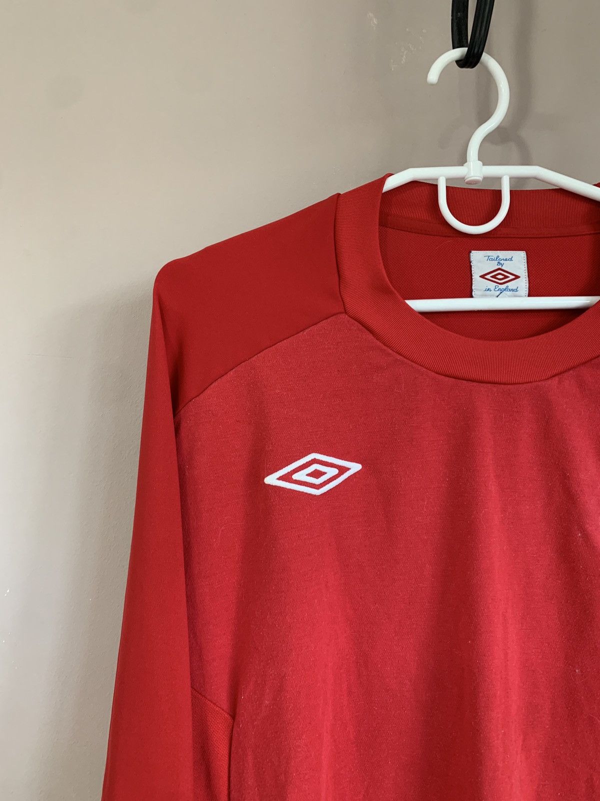Umbro England Away Football Shirt Long Sleeve Umbro Retro Soccer M Size US M / EU 48-50 / 2 - 3 Thumbnail